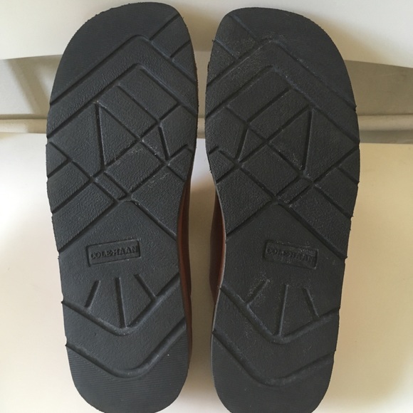 Cole Haan classic saddle/ tan leather sandals - Picture 7 of 8